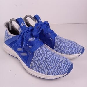 Adidas Edge Lux Running Shoes Womens 9.5 Blue White Athletic Gym Workout Comfort
